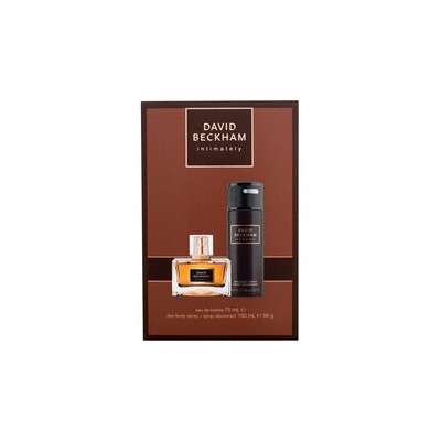 David Beckham Intimately for Men Gift set EDT 75 ml and deospray 150 ml 75ml
