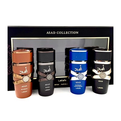 Lattafa Perfumes Asad Collection Kolekce miniatur pro muže 100ml