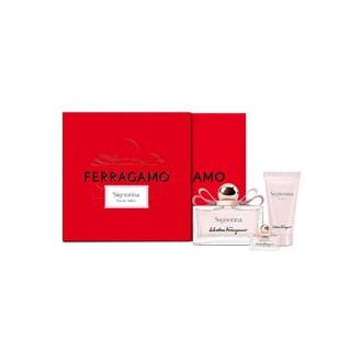 Salvatore Ferragamo Signorina Unica Gift set EDP 100 ml, body lotion 50 ml and miniature EDP 5 ml 100ml