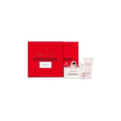 Salvatore Ferragamo Signorina Unica Gift set EDP 100 ml, body lotion 50 ml and miniature EDP 5 ml 100ml
