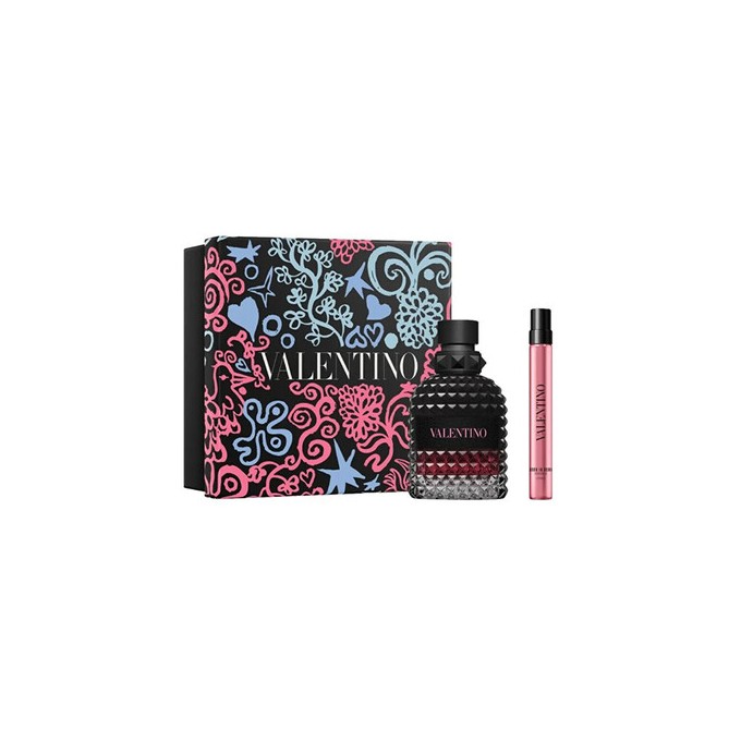 Valentino Uomo Born In Roma Intense Dárková sada EDP 50 ml a miniaturka EDP 10 ml 50ml