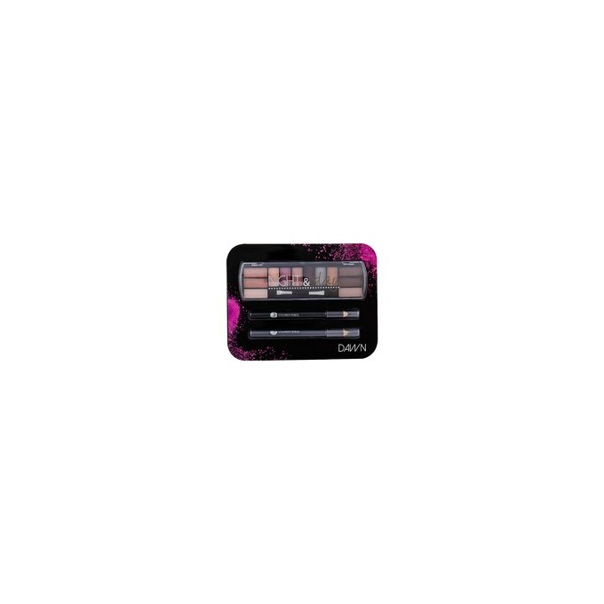 2K Night & Day Dawn Eyes Palette - Gift set for eye make-up Dawn