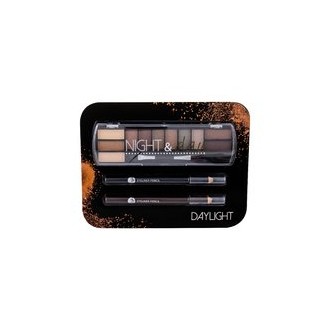 2K Night & Day Daylight Eyes Palette - Gift set for eye make-up Daylight