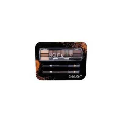 2K Night & Day Daylight Eyes Palette - Gift set for eye make-up Daylight