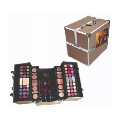 2K Super Model Beauty Train Case - Dekorativní kazeta Gold Edition 122.6g