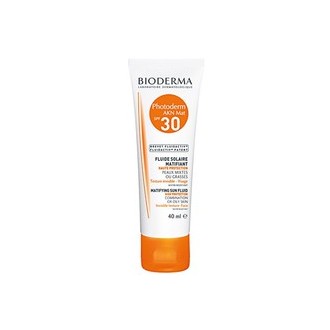 Bioderma PHOTODERM AKN Mat SPF 30 Sun Matifying Fluid (Combination to Oily Skin) - fluid mattifying lotion with high protection 