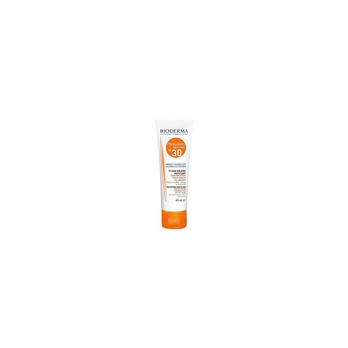 Bioderma PHOTODERM AKN Mat SPF 30 Sun Matifying Fluid (Combination to Oily Skin) - fluid mattifying lotion with high protection 