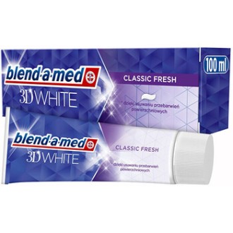 Blend-a-med 3D White Classic Fresh - Bělicí zubní pasta 100ml