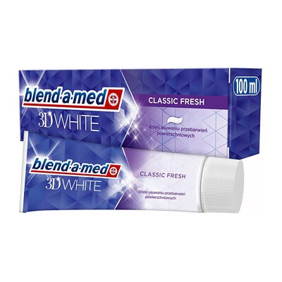 Blend-a-med 3D White Classic Fresh - Bělicí zubní pasta 100ml