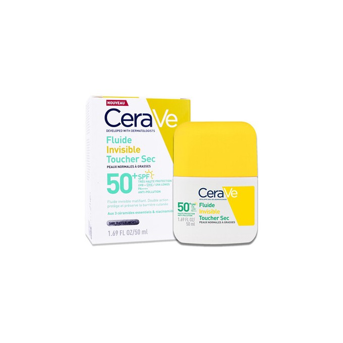 CeraVe Dry Touch Fluid Sunscreen SPF 50+ - Matující ochranný fluid 50ml