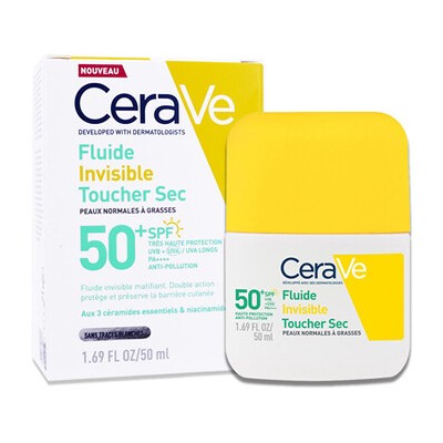 CeraVe Dry Touch Fluid Sunscreen SPF 50+ - Matující ochranný fluid 50ml