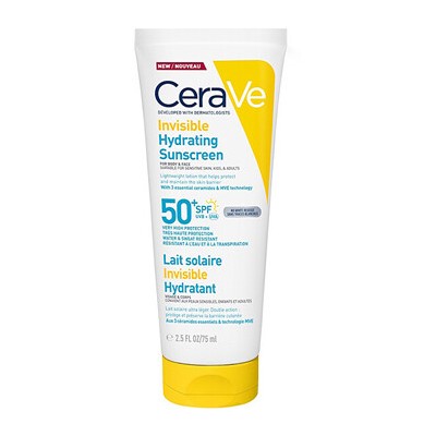 CeraVe Invisible Hydrating Sunscreen SPF 50+ - Opalovací krém 75ml