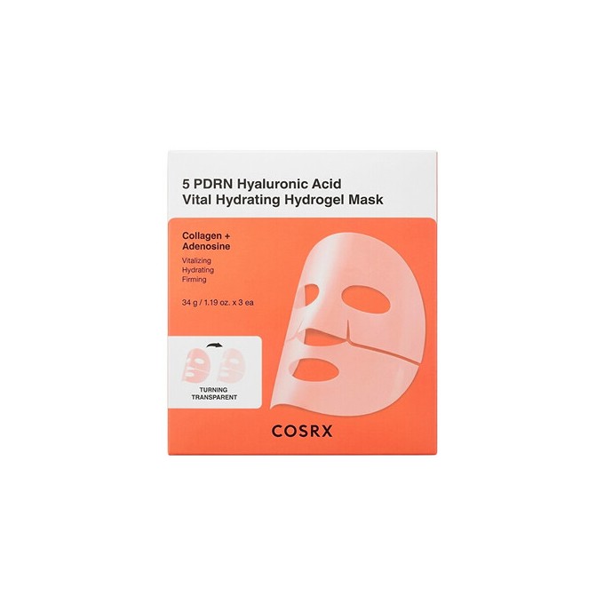 COSRX 5 PDRN Hyaluronic Acid Hydrogel Mask - Hydratační maska 34.0g