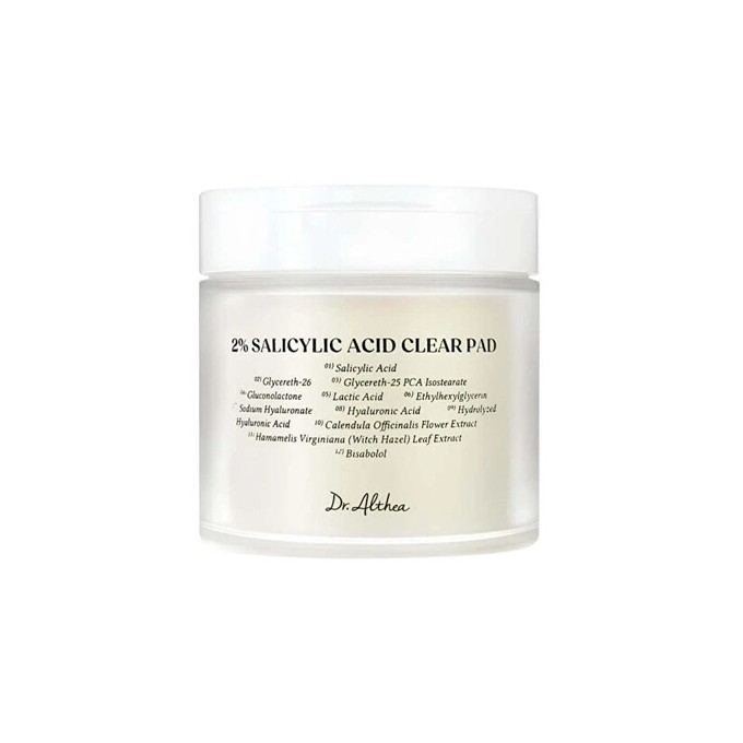 Dr.Althea 2% Salicylic Acid Clear Pad ( 65 ks ) - Čisticí tampony