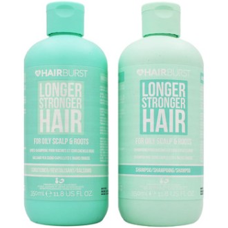 Hairburst Longer Stronger Hair Oily Scalp & Roots Set - Sada na mastné vlasy 350ml