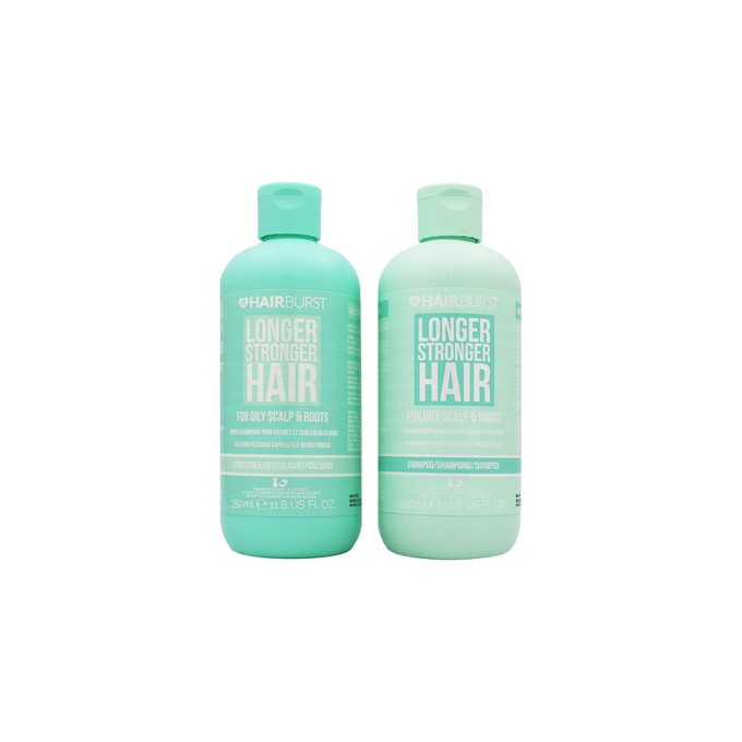 Hairburst Longer Stronger Hair Oily Scalp & Roots Set - Sada na mastné vlasy 350ml