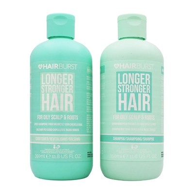 Hairburst Longer Stronger Hair Oily Scalp & Roots Set - Sada na mastné vlasy 350ml