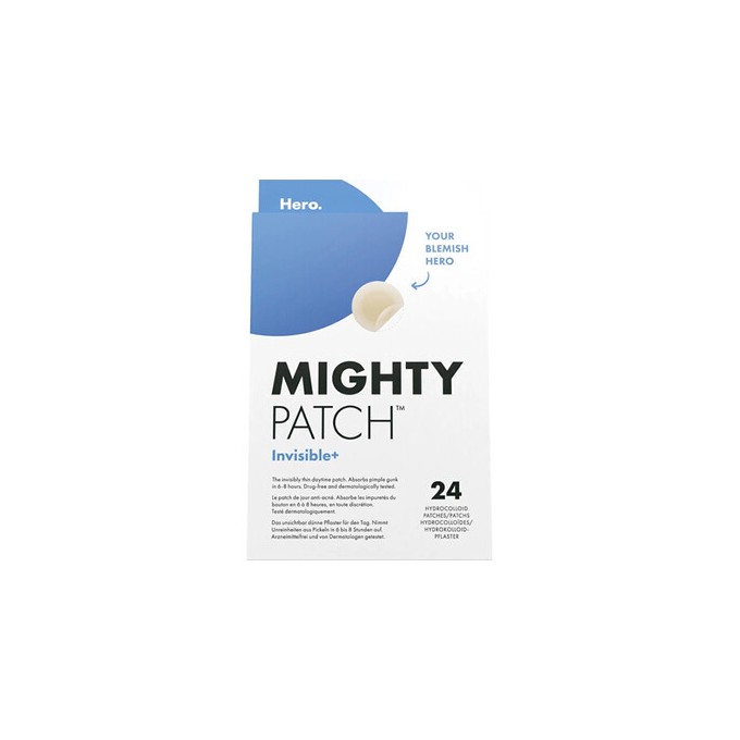 Hero. Mighty Patch Invisible+ Hydrocolloid Patches - Náplasti na nedokonalosti pleti 24 ks