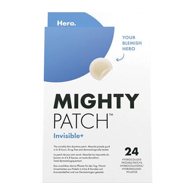 Hero. Mighty Patch Invisible+ Hydrocolloid Patches - Náplasti na nedokonalosti pleti 24 ks
