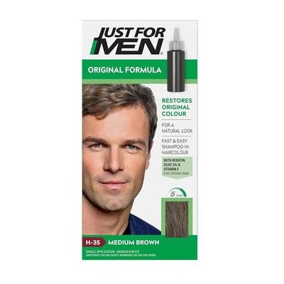 Just For Men Shampoo-in Haircolour - Barevný šampon pro muže 66 ml 0ml H30 Light Medium Brown