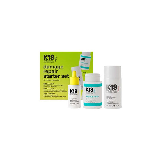K18 Damage Repair Starter Set - Sada pro posílení vlasového vlákna 113ml