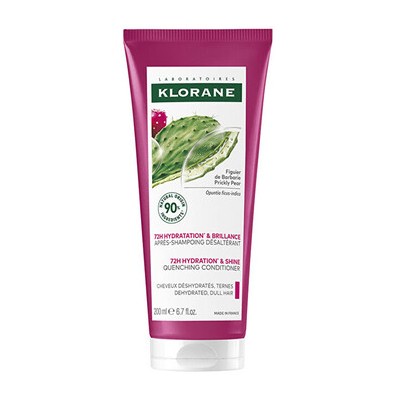 Klorane 72H Hydration & Shine Conditioner - Kondicionér s opuncií 200ml