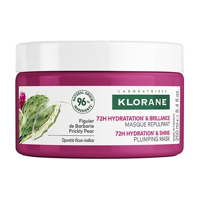 Klorane 72H Hydration & Shine Plumping Mask - Maska na vlasy 250ml