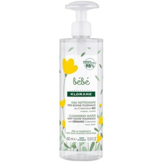 Klorane Cleansing Water - Čisticí voda s bio měsíčkem 400ml