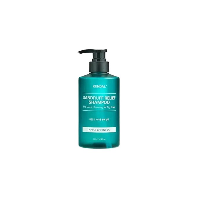 KUNDAL Apple Greentea Dandruff Relief Shampoo - Šampon proti lupům a svědění pokožky hlavy 500ml
