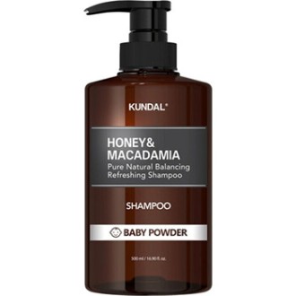 KUNDAL Honey & Macadamia Baby Powder Nature Shampoo - Přírodní hydratační šampon 500ml