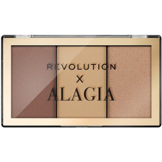 Makeup Revolution Alagia Face Like Alagia Highlight & Bronze Palette - Konturovací paletka 7,5 g 0.0g