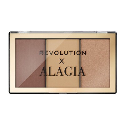 Makeup Revolution Alagia Face Like Alagia Highlight & Bronze Palette - Konturovací paletka 7,5 g 0.0g