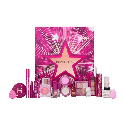 Makeup Revolution Beauty Star Makeup Advent Calendar - Adventní kalendář