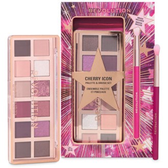 Makeup Revolution Cherie Icon Eye Shadow Palette and Brush Set - Dárková sada