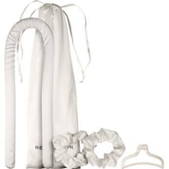 Makeup Revolution Curl Enhance Satin Curling Ribbon Ivory - Sada na natočení vlasů