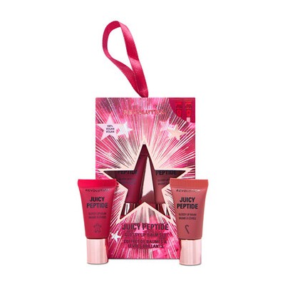 Makeup Revolution Juicy Peptide Mini Lip Balm Gift Set - Dárková sada