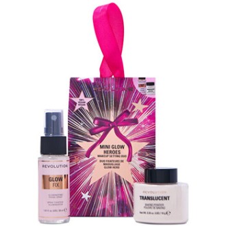 Makeup Revolution Mini Glow Hero`s Make-up Setting Duo - Dárková sada