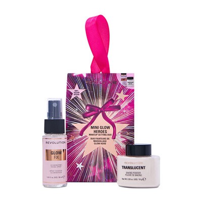 Makeup Revolution Mini Glow Hero`s Make-up Setting Duo - Dárková sada