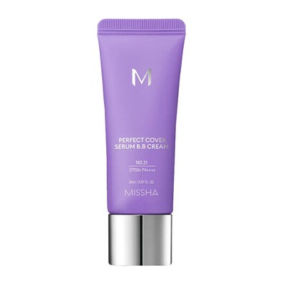 Missha M Perfect Cover Serum B.B. Cream SPF50 - BB krém 20 ml 21