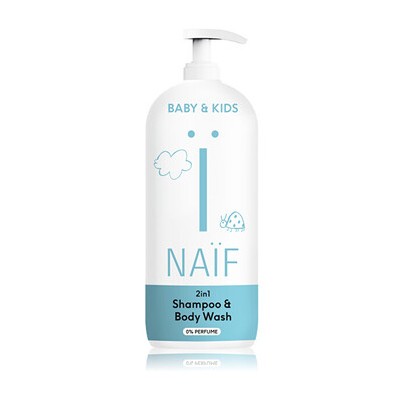 Naif Shampoo & Body Wash - Mycí gel a šampon 2v1 pro děti a miminka 0ml 500 ml