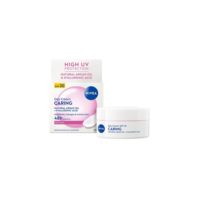 Nivea Day Cream Caring - Denní pečující krém 50ml