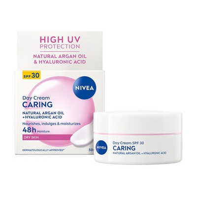 Nivea Day Cream Caring - Denní pečující krém 50ml