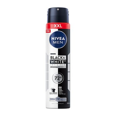 Nivea Men B&W Invisible Original Anti-Perspirant - Antiperspirant ve spreji 250ml