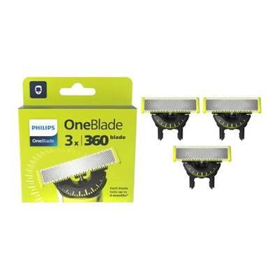 Philips OneBlade 360 QP430/50 - Náhradní břity pro celé tělo ( 3 ks )