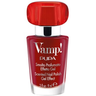 Pupa Vamp! Red Fragnance Scented Nail Polish Gel Effect - Lak na nehty s vůní 9 ml 205 Erotic Red