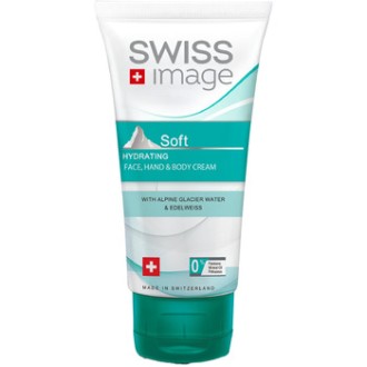 Swiss Image Body Care Soft Hydrating Face, Hand & Body Cream - Hydratační krém na obličej, ruce i tělo 75ml