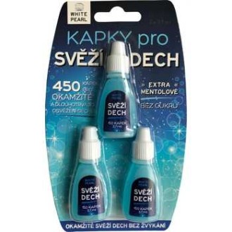 VitalCare White Pearl (3 pcs) - Drops for fresh breath 3.7ml