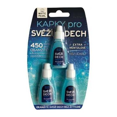 VitalCare White Pearl (3 pcs) - Drops for fresh breath 3.7ml