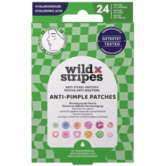 Wild Stripes Groovy Protect Anti-Pimple Patches - Hydrokoloidní náplasti na akné s kyselinou hyaluronovou 24.0ks