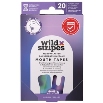 Wild Stripes Sunset Mouth Patches - Náplasti na ústa pro podporu nosního dýchání během noci 20.0ks